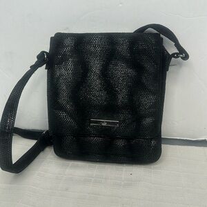 Vintage Leather co  by Liz Claiborne suede  leather organized bag